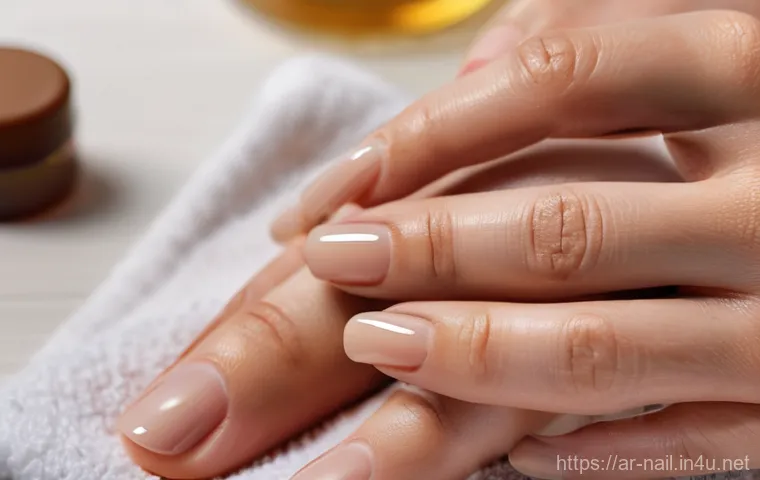 홈 네일 케어 루틴 추천 - **"Elegant hands meticulously shaping nails with a soft file in a serene, well-lit environment. A wo... 홈 네일 케어 루틴 추천 - **"Elegant hands meticulously shaping nails with a soft file in a serene, well-lit environment. A wo...