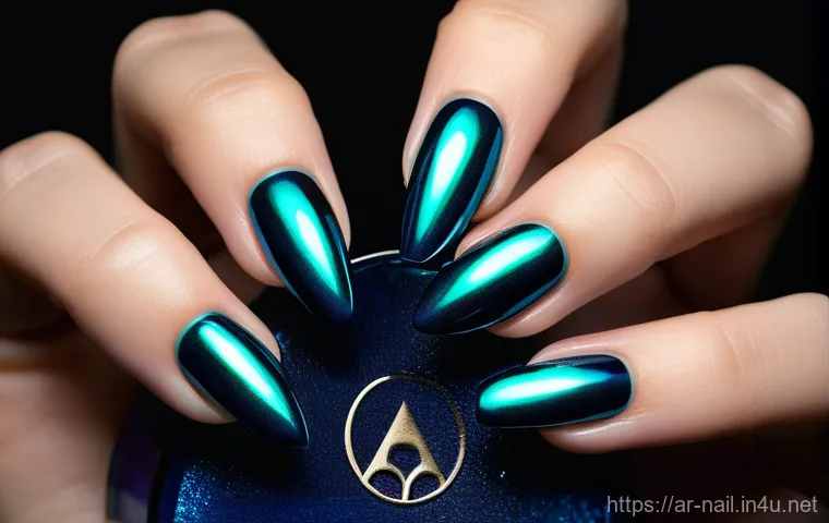 손톱 강화용 베이스코트 추천 - **Prompt:** A close-up, elegant shot of a woman's hands delicately applying a clear, glossy nail str...