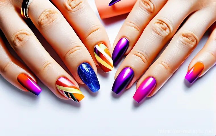 네일아트용 도트펜 사용법 - Here are three detailed image generation prompts based on the provided text, adhering to all guideli...